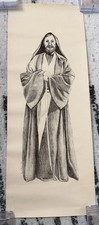 1977 Rare Pencil Sketch Drawing Star Wars Obi Wan Early Fan Art Era Please Read picture