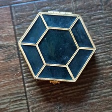 Vintage Estée Lauder Hexagonal Pressed Powder Compact picture