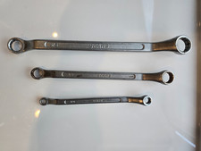 Sears Vintage Drop Forged Offset Box End Wrench Set - 1/4, 1/2, 5/8 - SAE picture
