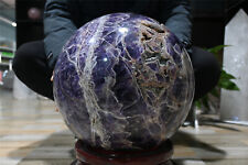 116LB Extremely rare high-end Natural  Amethyst crystal ball Reiki healing picture