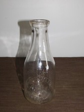 VINTAGE 1947 ONE QUART MILK BOTTLE  C L COMSTOCK & SON HOUSATONIC picture