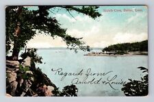 Darien CT-Connecticut, Panoramic View Scotch Cove, Antique Vintage Postcard picture