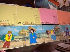 HARDY BOYS animation cels PANORAMIC BACKGROUND PRODUCTION ART Cartoons 1960s X1 picture