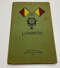 Vintage US Military Signalman Notebook Laskowski Morse Code Signal Flags Named picture