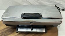 Sunbeam Chrome Waffle Iron Maker Baker Grill Model TCGL-2 MCM  Vintage Tested picture