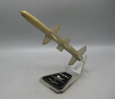 Vtg 1950's Bendix Talos RIM-8 Missile Contractor Desktop Desk Display Wood Model picture
