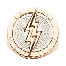 Comics The Flash Barry Allen Cosplay Open Ring Adjustable Ring Jewelry Prop Gift picture
