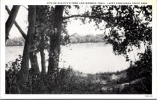 Site of Old Ely's Ford & Mormon Trail Lacy Keosauqua State Park Iowa IA Postcard picture
