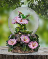 100MM Hummingbird Musical Water Globe San Francisco Music Box picture