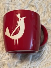 2011 Starbucks Partridge Bird Christmas Coffee Mug Red/White-Never Used picture