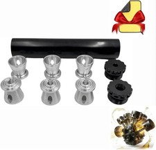 Black Aluminum Solvent Filter Trap Kit High-Efficiency 1/2x28 Fuel Filter with picture