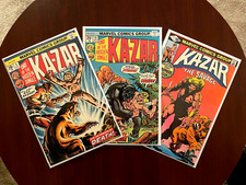 (Lot of 3 Comics) Ka-Zar #4 #10 (1974) & Ka-Zar the Savage #1 (1981) Don Heck picture