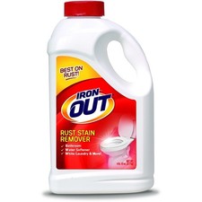 Iron OUT IO65N Rust and Stain Remover, 4.75 lb, Powder, Mint, White picture