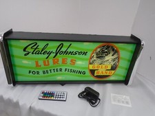 Stanley Johnson Lures LED Display lighted sign lightbox Wall Light picture