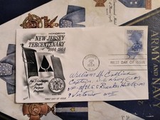 WWII Ace Capt WILLIAM M. COLLINS VF-8 USS Bunker Hill Signed FDC X- Scarce picture