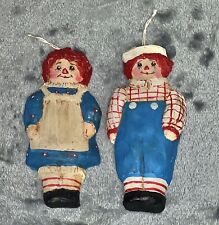 1983 Tole’n Haus Heirloom Collection Doris Williams Raggedy Ann Andy Ornaments picture
