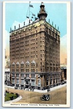 1920 New York City Vintage Postcard Seamen's Church Institute Building Exterior picture