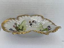 Vintage HEREND, Hungary 7724 Hand Painted Porcelain Chinoiserie Trinket/Nut Dish picture