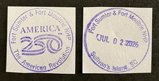 FORT SUMTER & MOULTRIE NHP   America 250  NPS CANCELLATION/PASSPORT STAMP LOT picture