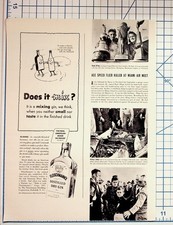 1937 Fleischmann's Gin Ad & Rudy Kling Air Race Tragedy Magazine Page picture
