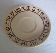 Vintage “Westward Ho” Rodeo Pattern  Wallace China Saucer 1950's picture