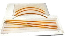 Wurlitzer Jukebox Replacement Glass Tubes Curved And Straight 6 Piece Set picture