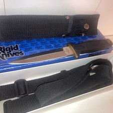 Rare Vintage 1980's Rigid RG-26 Tactical Boot Knife w/Sheath picture