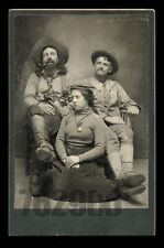 Excellent Pueblo Colorado Group Western Ranchers / Cowboys, Armed, 1890s Photo picture