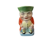 Vintage Czechoslovakia Toby Mug – Hand-Painted European Ceramic 4 Inches Height picture
