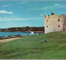 Fort William Henry Pemaquid Maine 1960s Plastichrome Vintage Postcard Unposted picture