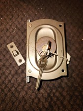 Vintage Russwin door lock with keys picture