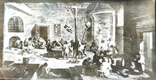 Magnasco Torture Chamber Glass Lantern Slide Wheaton College Art Italy picture