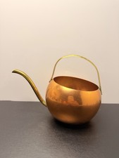 Vintage Coppercraft Guild Copper Watering Can Brass Handle Long Spout MCM Decor picture