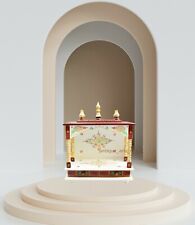 Wooden Temple Indian Hand painted Pooja Mandir Best Home Décor housewarming Gift picture