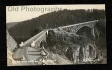 R.P.P.C. DECEPTION PASS BRIDGE WASHINGTON CARS OLD/VINTAGE PHOTO- H745 picture