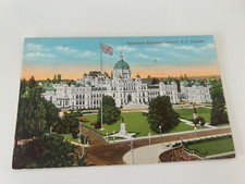Parliament Buildings Victoria BC Canada Postcard picture
