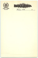 Unused vintage Ellis Hotel Keene NH billhead picture