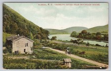 Vintage Elmira, NY Postcard Mountain House Chemung River c.1910 Horse & Buggy picture