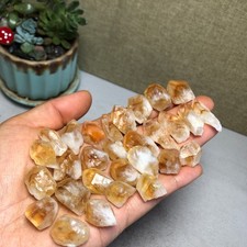 29pcs NATURAL yellow Crystal pieces original point Specimen 122g A5450 picture