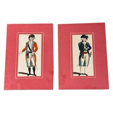 18th c. French Swiss & German Officer Engravings Diesbach Royal-Deux-Ponts 1770 picture