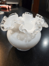 Fenton Silvercrest Milk Glass Bowl picture