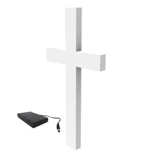 Lighted Detailed Cross Church Religion Decor Holiday Acrylic LED Church Cross picture