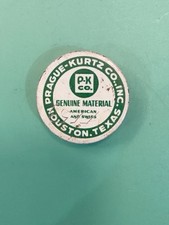 Vintage Prague-Kurtz Watchmaker Parts Tin Houston Texas EMPTY PK Co Horology picture