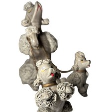 Precious gray spaghetti poodle vintage 1950: picture