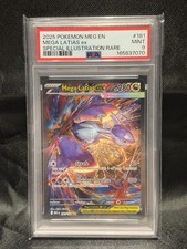 PSA 9 Mega Latias ex 181/132 Pokemon Mega Evolutions Graded Card picture
