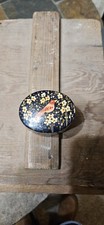 Vintage Paper Mache Trinket Box Made In India picture