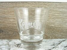 Kahlúa Kahlua Etched Logo Rocks Glass Libbey Duratuff Made in USA picture