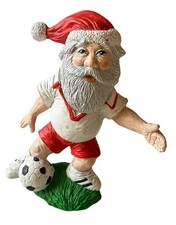 Nowell’s Santa Claus Soccer Resin Mold 8” Shiloh Molds White & Red Futbol 1980 picture