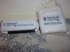 Lot of Vtg. Promo Seroquel Pharmaceutical Travel Hair Brush & Wrist Sweat Band picture