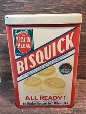 VTG Gold Medal Bisquick Tin Advertising Collectible Baking Decor Metal picture